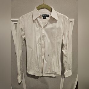 Ralph Lauren Button Down White Shirt Women Size 2